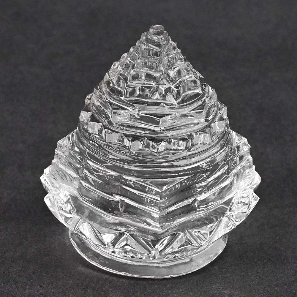 Sphatik Shree Yantra on Lotus - 195 gms