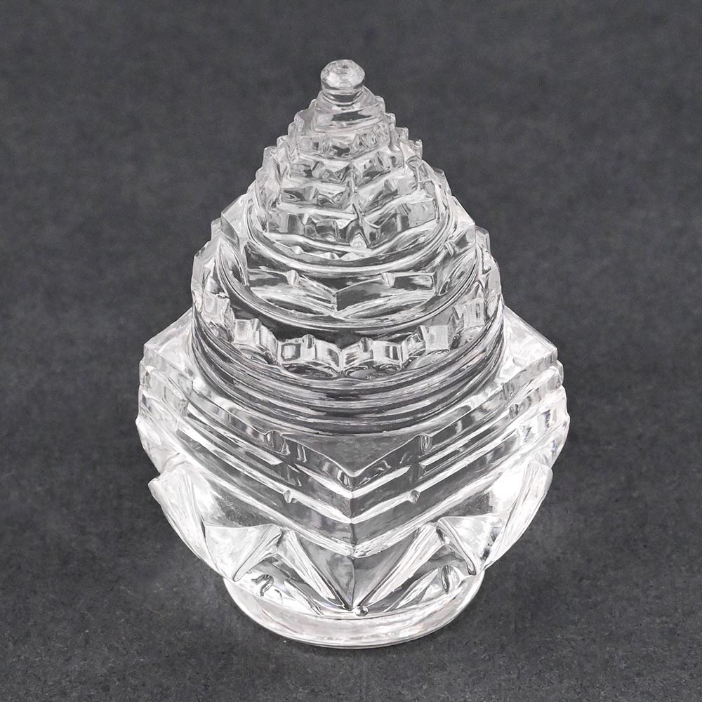 Sphatik Shree Yantra on Lotus - 103 gms