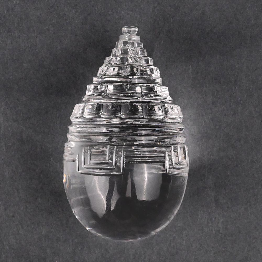 Sphatik Shree Yantra on Lingam - 84 gms