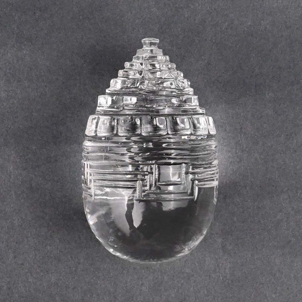 Sphatik Shree Yantra on Lingam - 124 gms