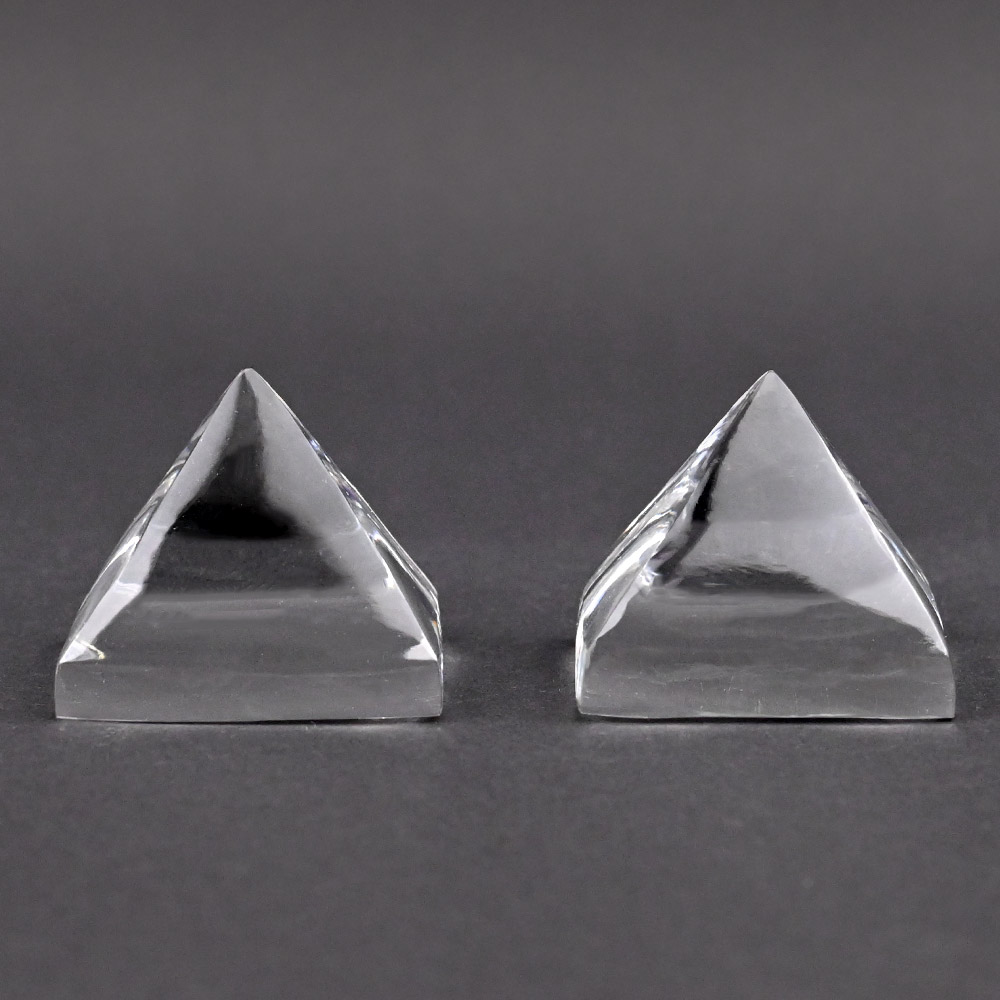 Sphatik Pyramid Set of 2 - 132 gms