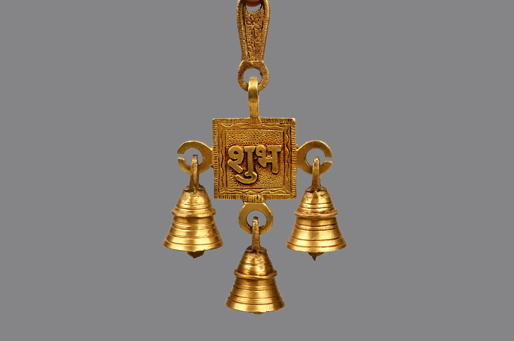 Shubh Labh Hanging Brass Bells