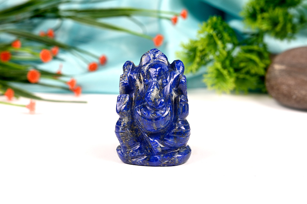 Lapis Lazuli Ganesha - 83 gms