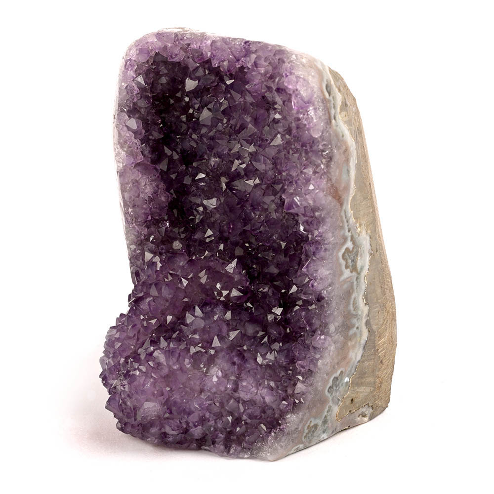 Amethyst Geode Cluster Rock - 917 gms