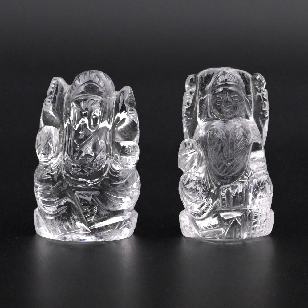 Sphatik Crystal Ganesh Laxmi Idols (For Diwali Gifting)