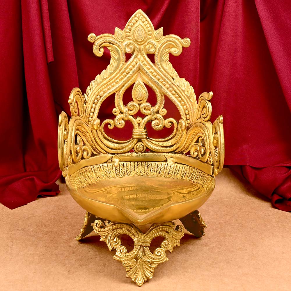 Designer Akhand Diya Oil Lamp