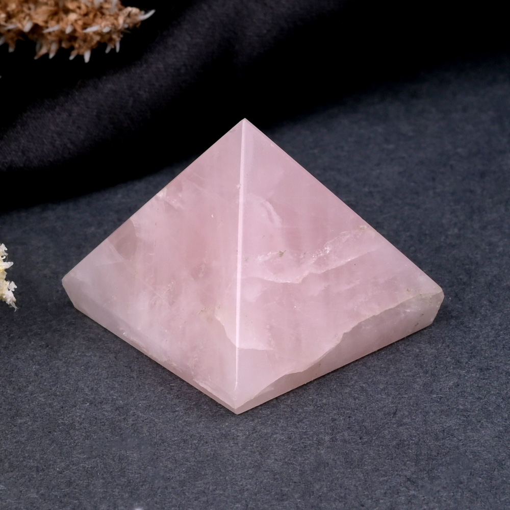 Rose Quartz Pyramid (15 to 20 gms) - One Piece