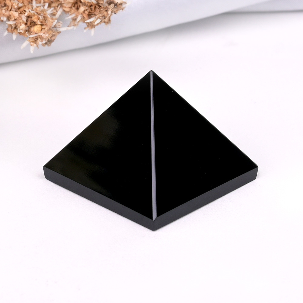 Black Jade Pyramid (15 to 20 gms) - One Piece