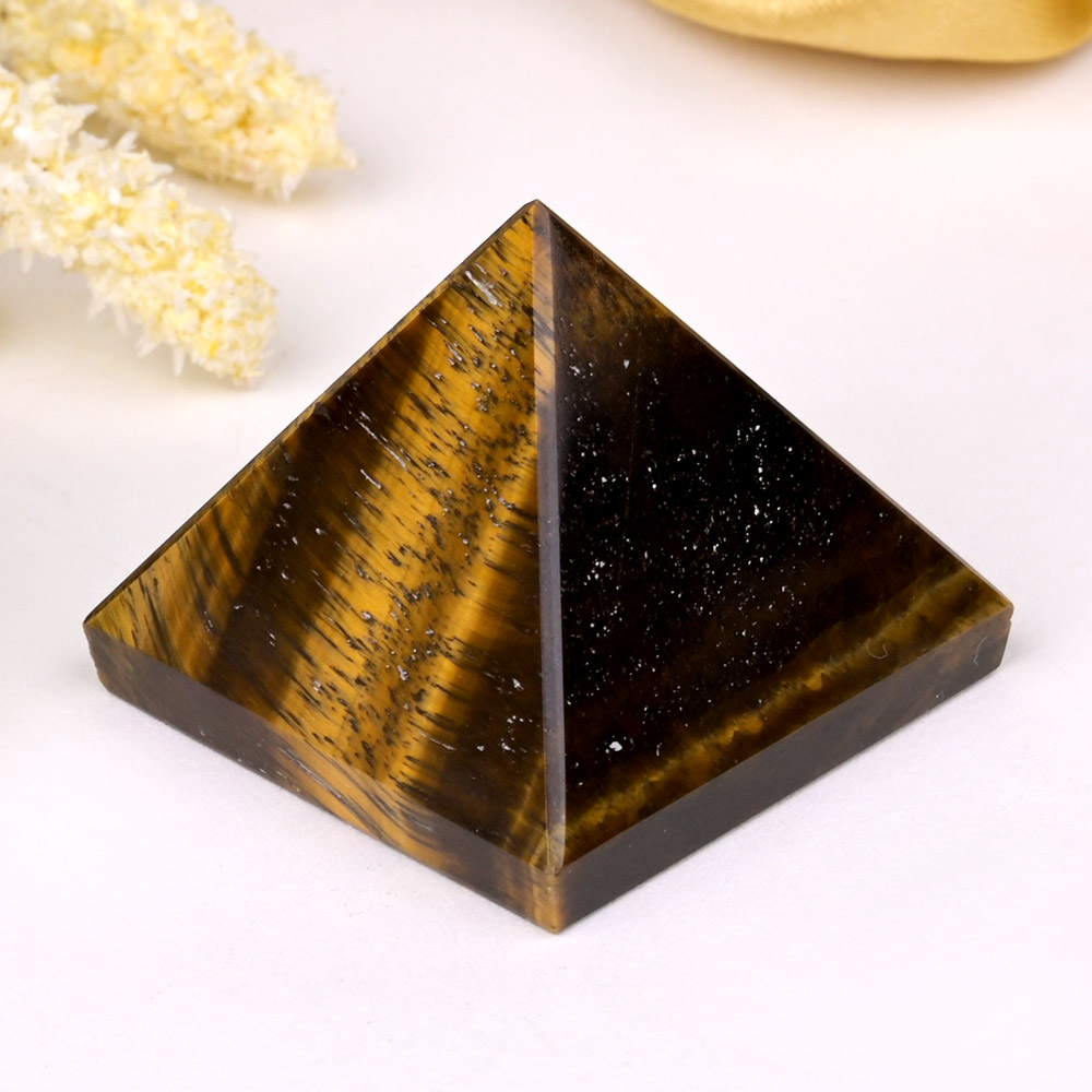 Tiger Eye Pyramid (35 to 40 gms) - One Piece