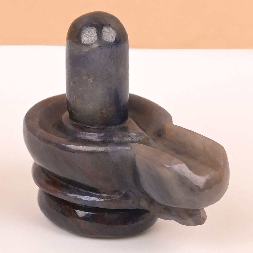 Blue Sapphire Shivling - 232 Carats