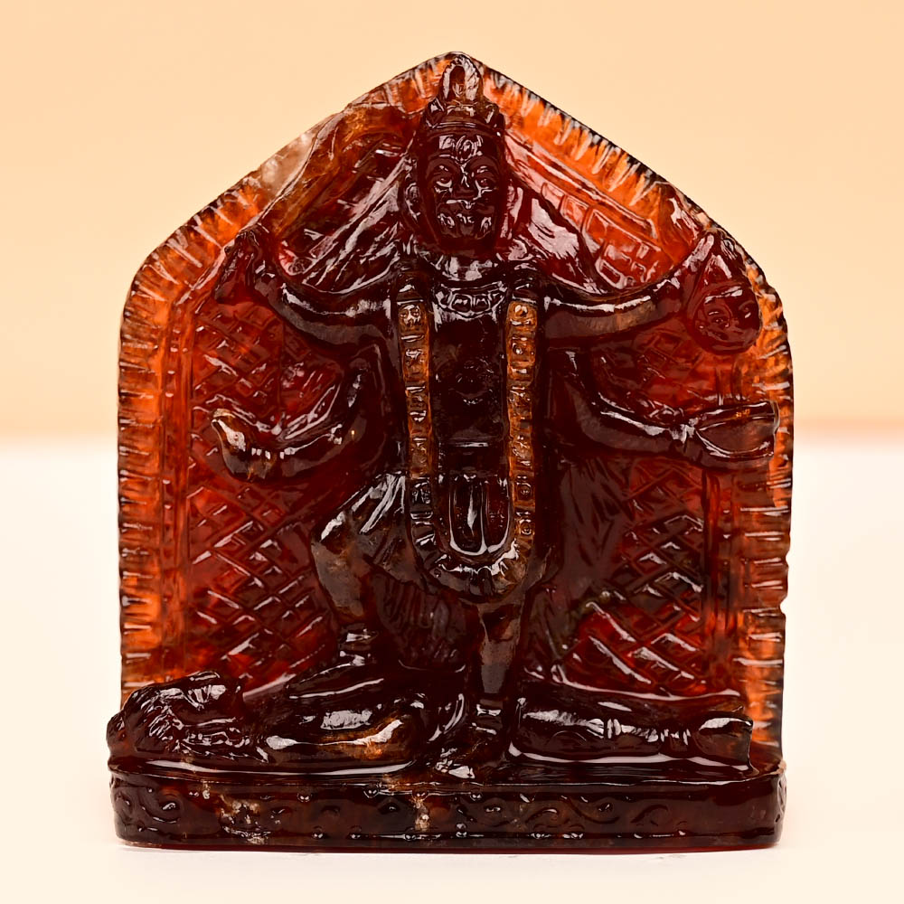 Gomed Kaali Devi Idol - 457.35 Carats