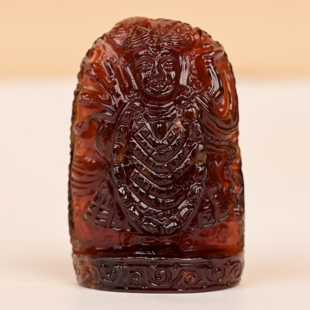 Shrinathji Gomedh Idol - 303.65 Carats