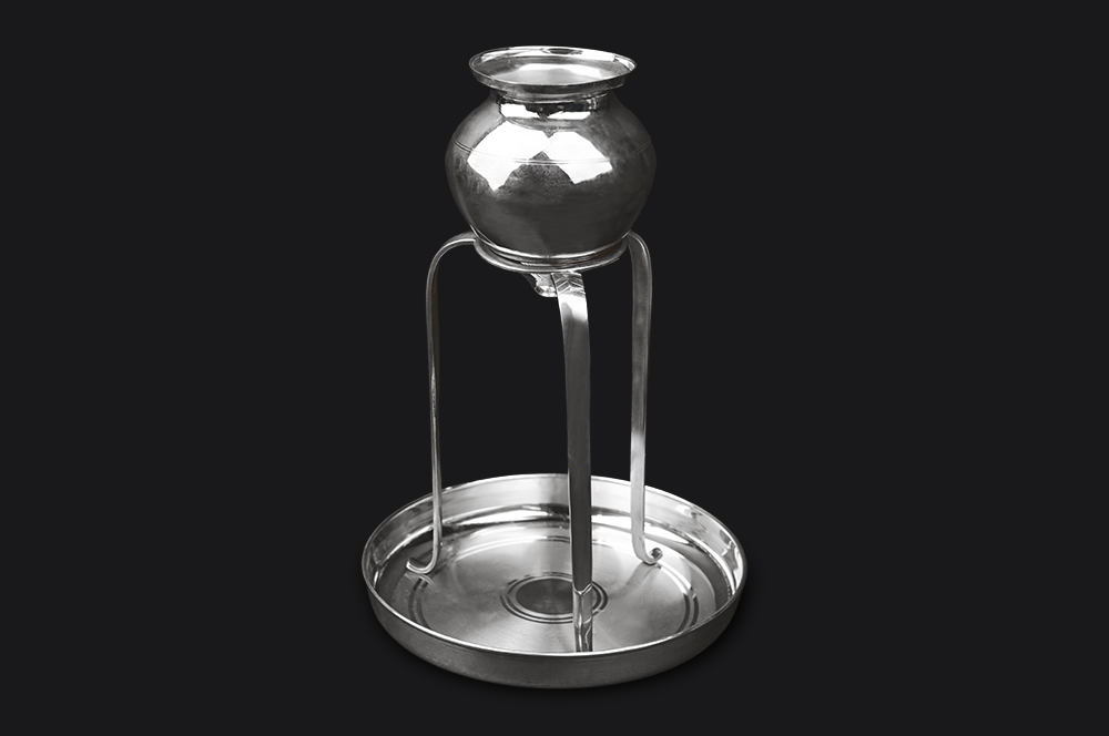 Silver Puja Thali (925 Sterling Silver)