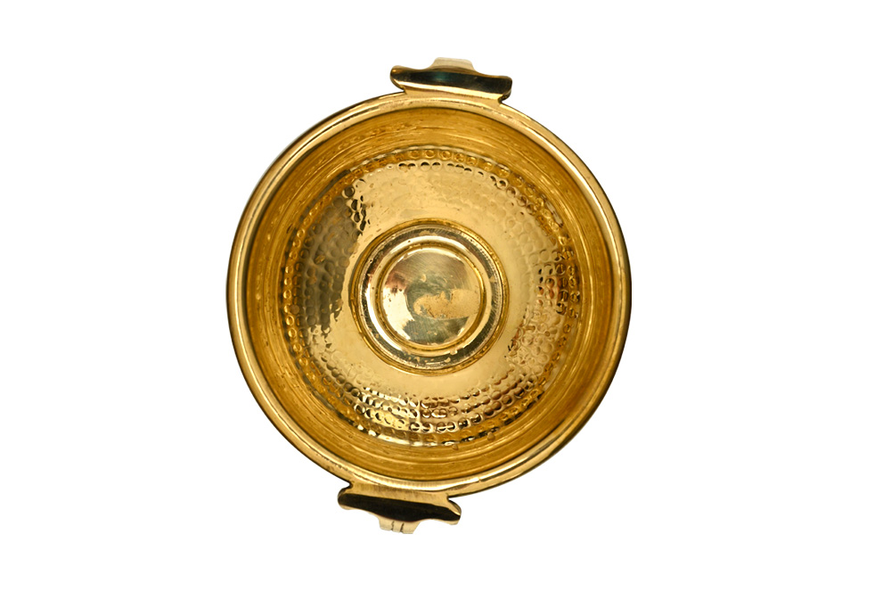 Dotted Brass Urli Bowl