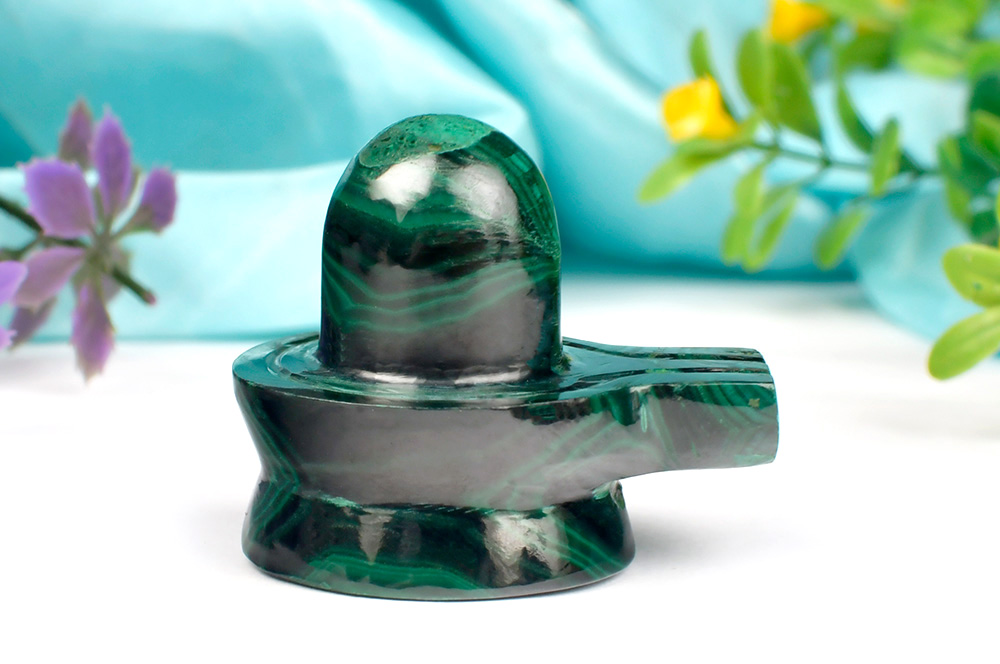Malachite Shivling - 95 gms