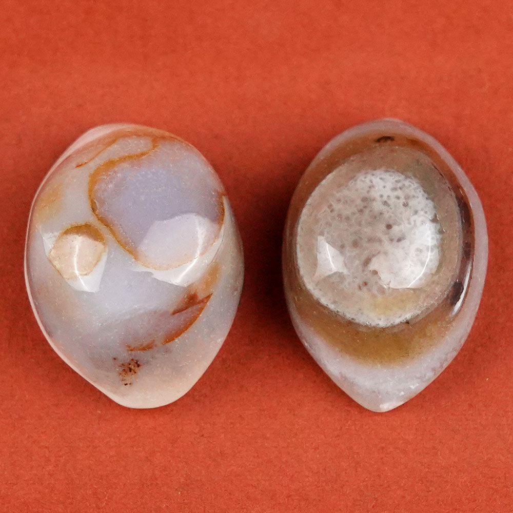 Natural Agate Eye (Set of 2) - XII