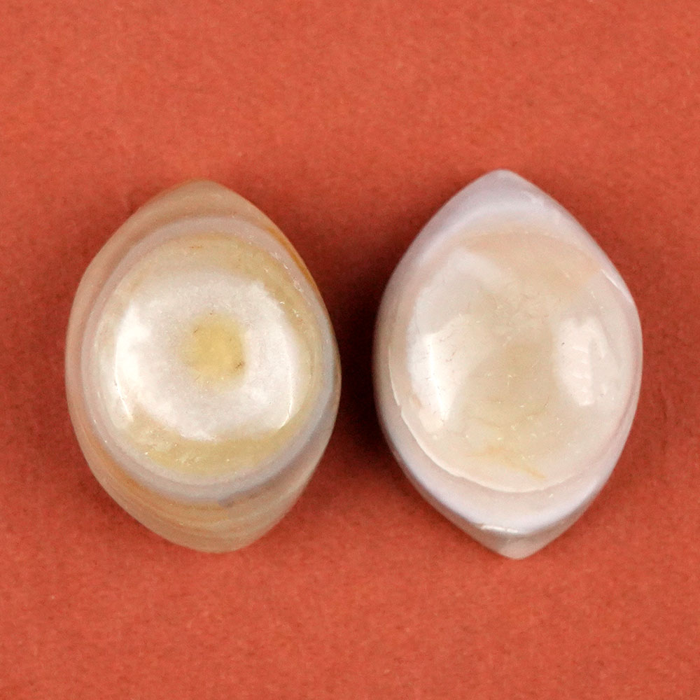 Natural Agate Eye (Set of 2) - XVI