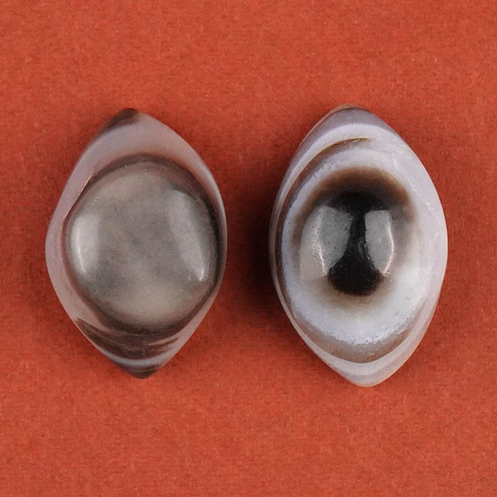 Natural Agate Eye (Set of 2) - XVIII