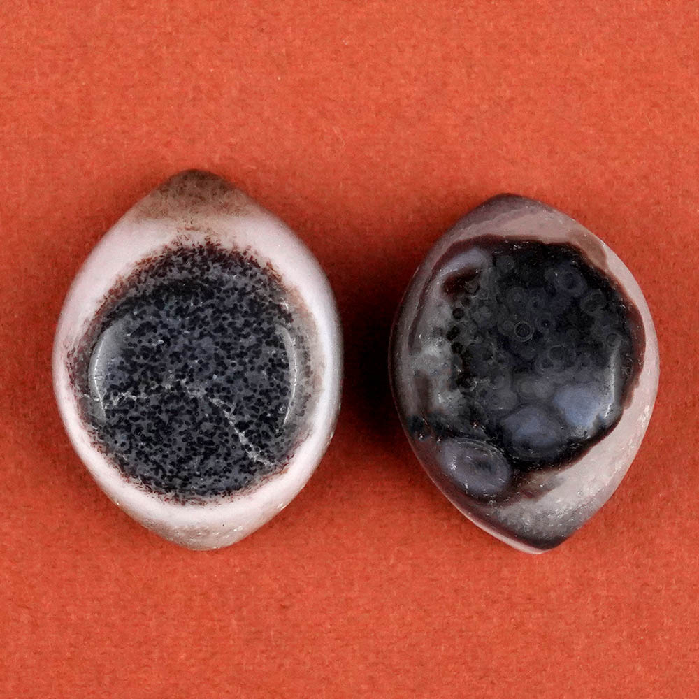 Natural Agate Eye (Set of 2) - XIX