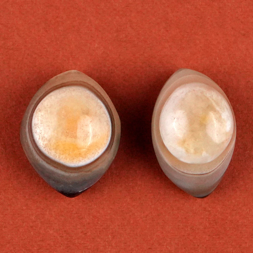 Natural Agate Eye (Set of 2) - XXII