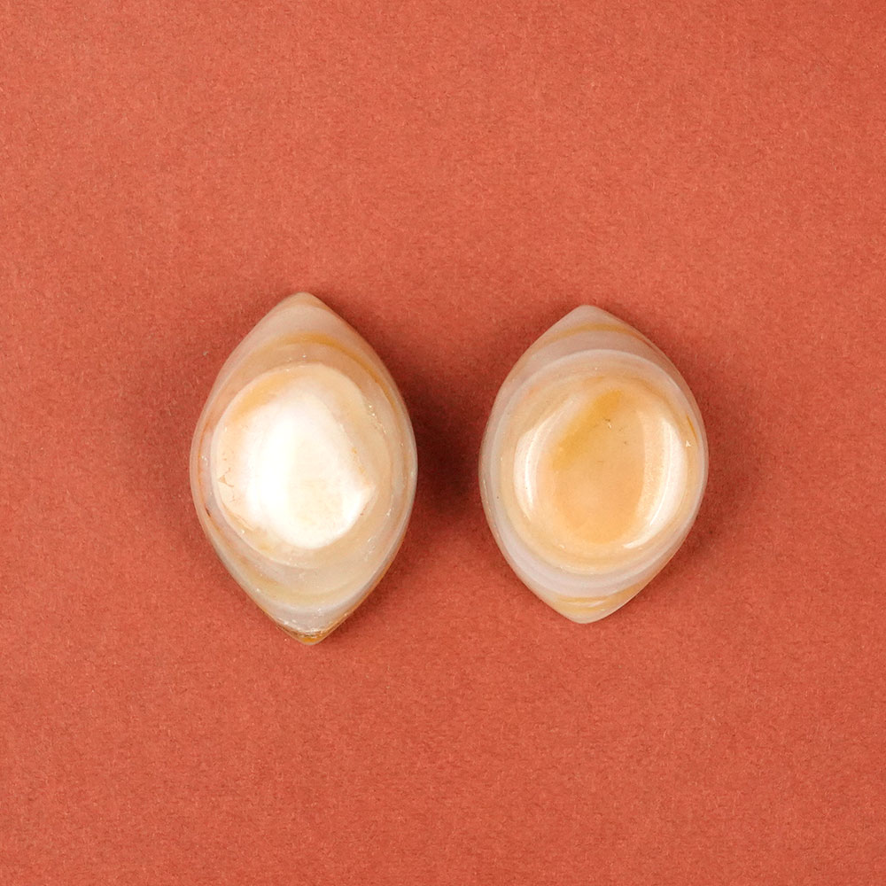Natural Agate Eye (Set of 2) - XXXII