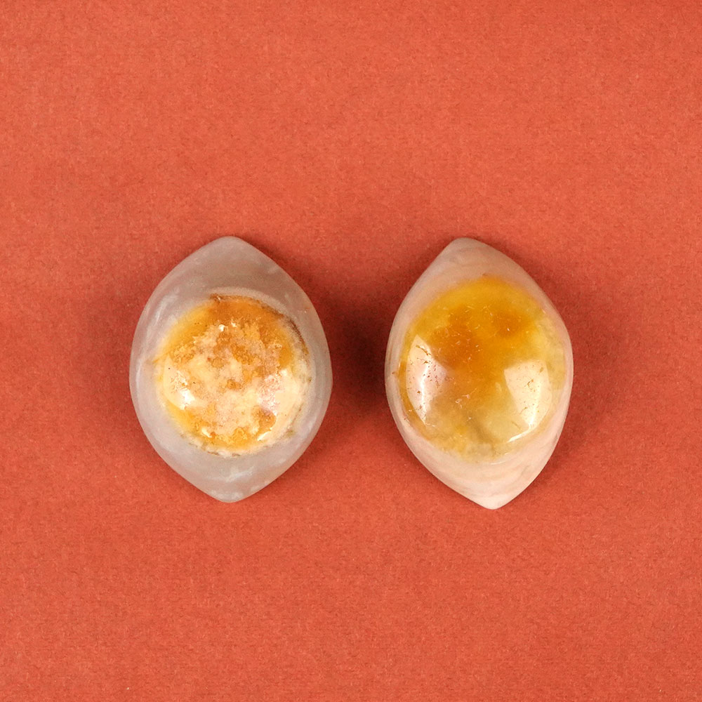 Natural Agate Eye (Set of 2) - XXXVI