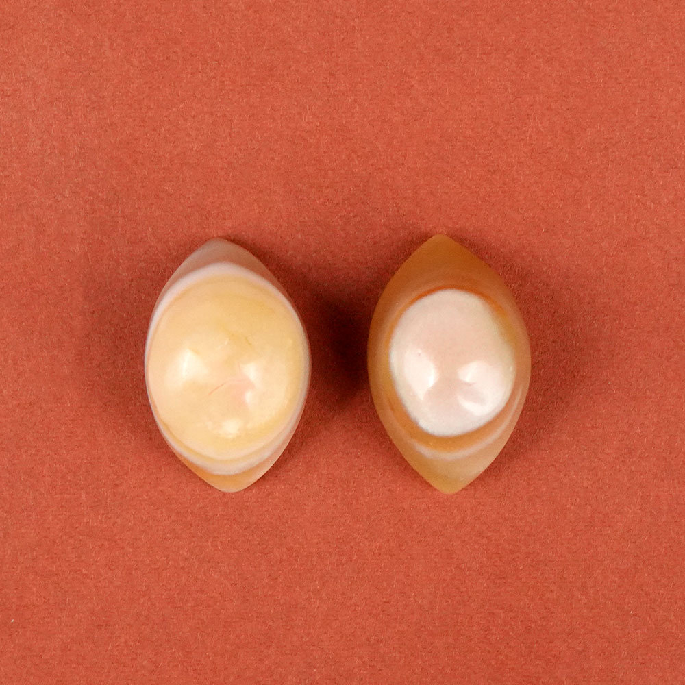 Natural Agate Eye (Set of 2) - XXXVII