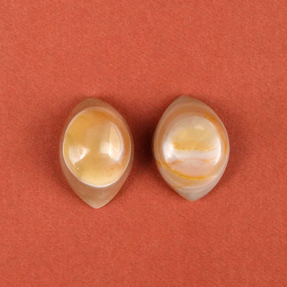 Natural Agate Eye (Set of 2) - XXXVIII