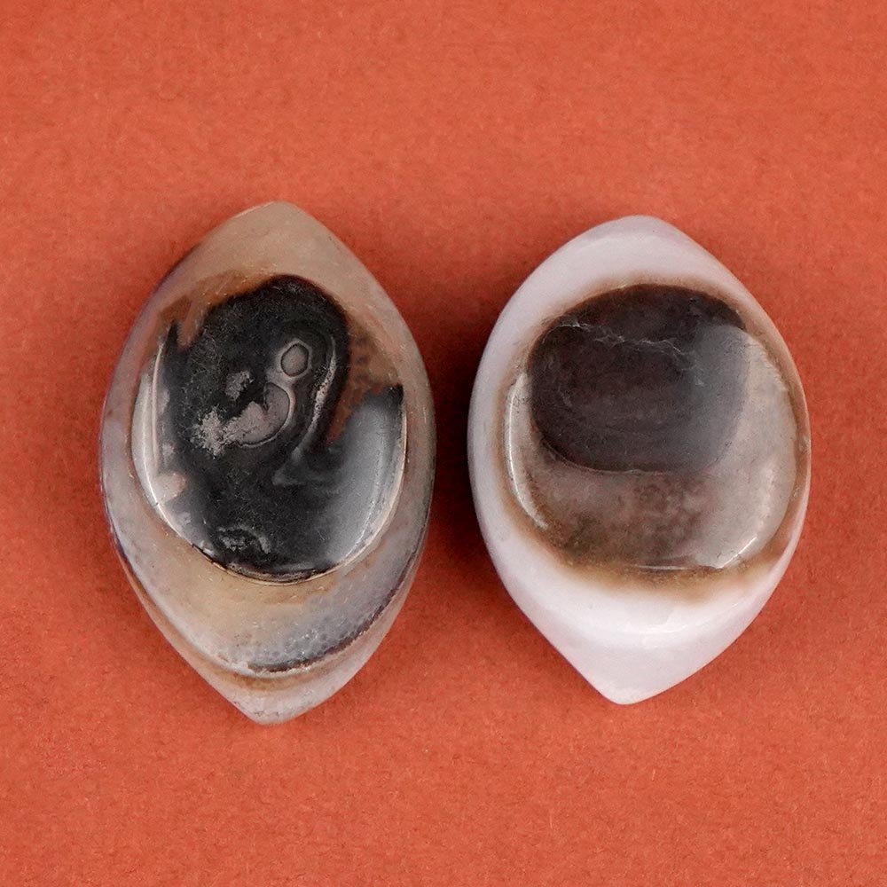 Natural Agate Eye (Set of 2) - XL