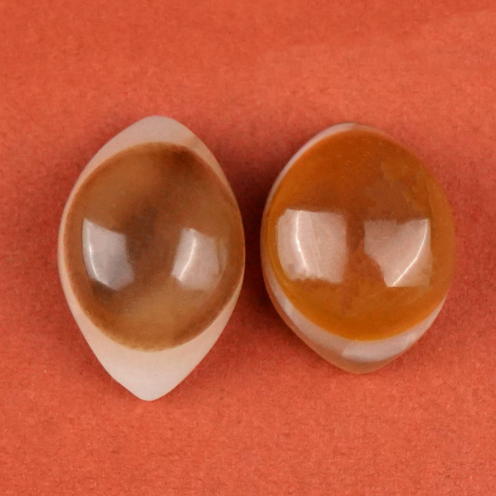 Natural Agate Eye (Set of 2) - XLVI