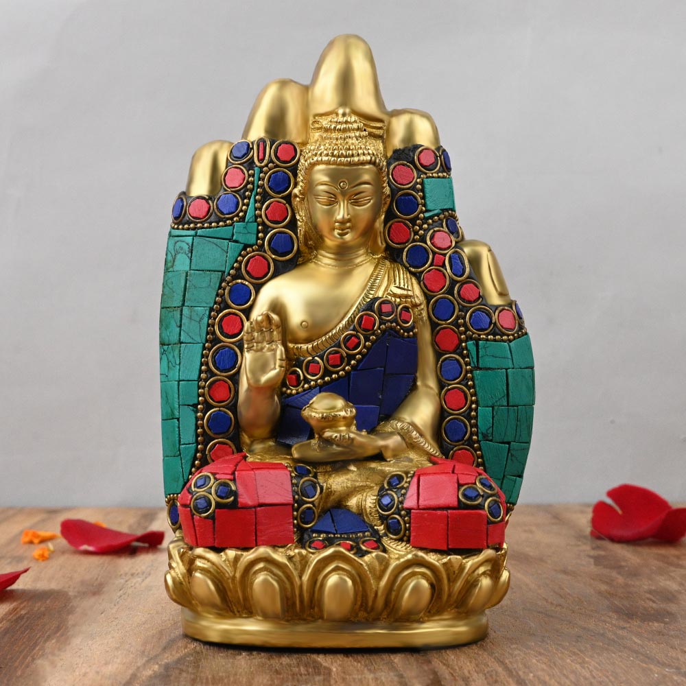 Brass Hand Buddha