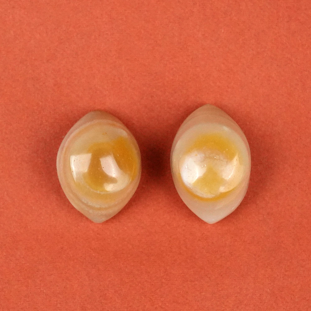 Natural Agate Eye (Set of 2) - L