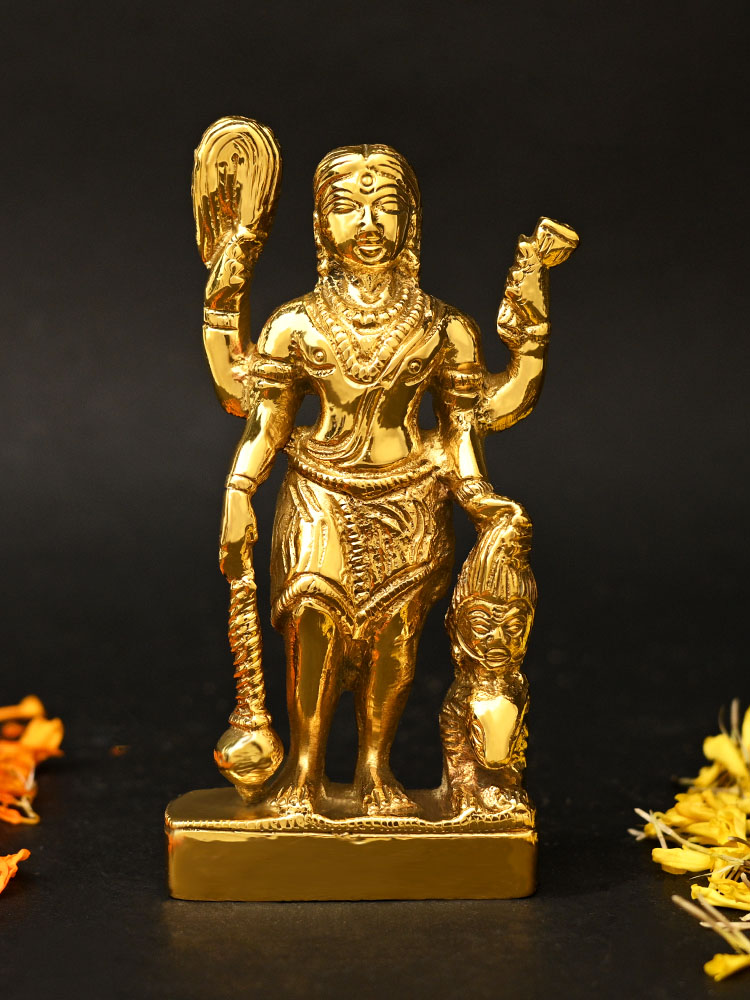 Kaal Bhairav Brass Murti