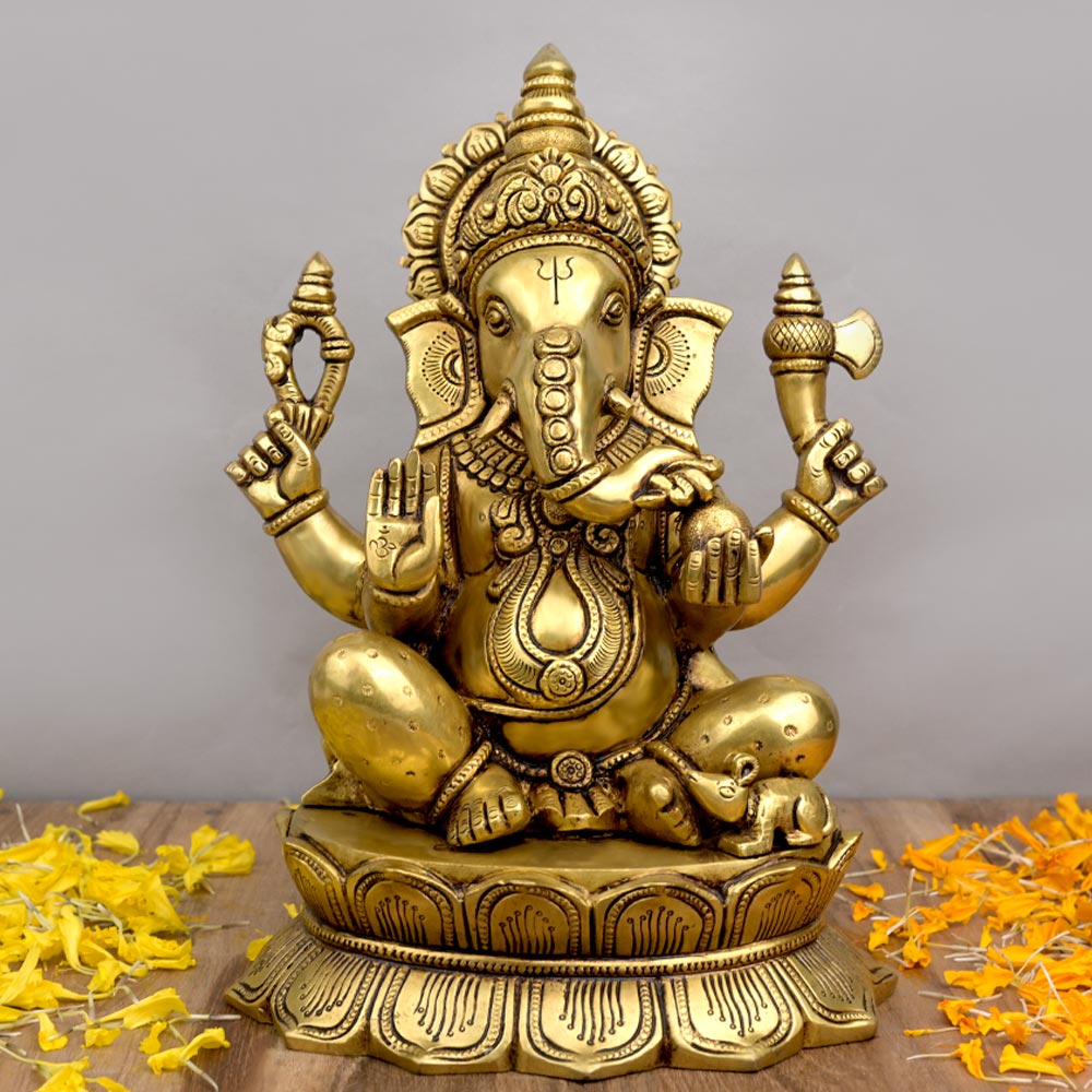 Ganesha in Brass