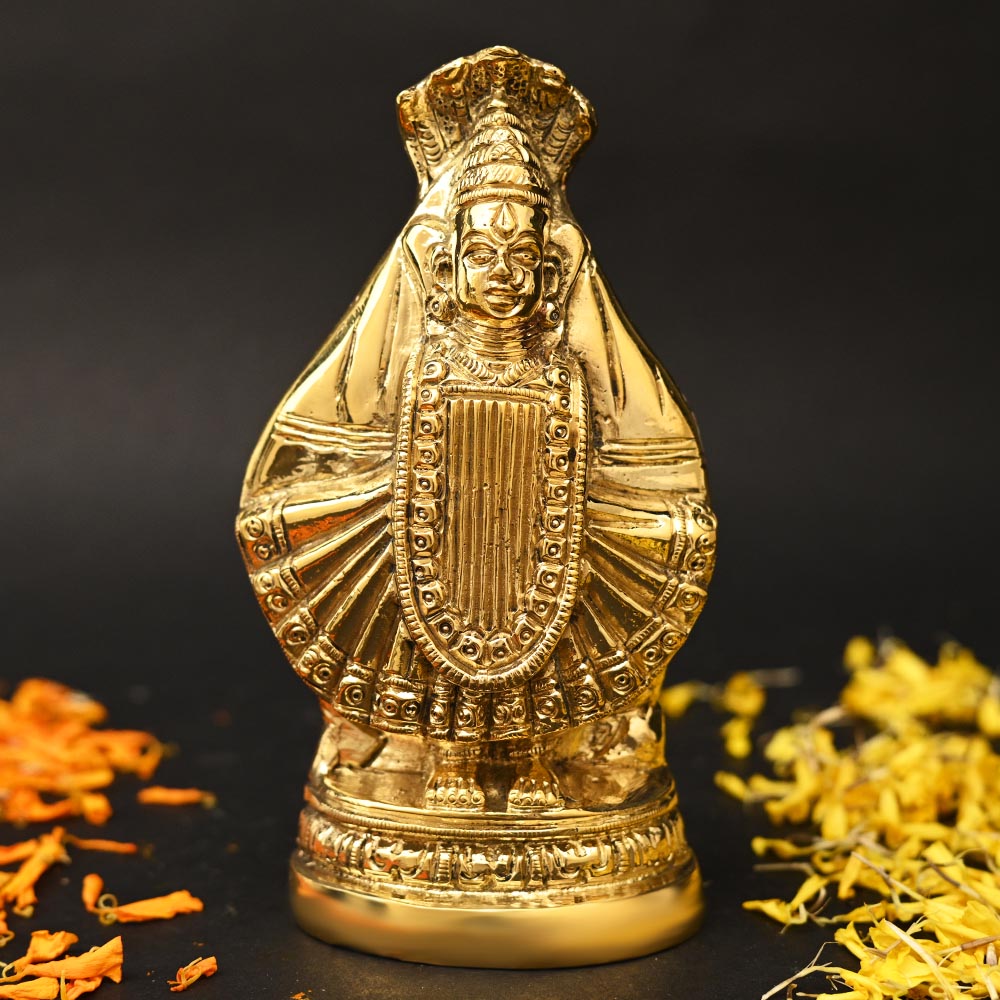 Kolhapur Mahalaxmi Brass Idol