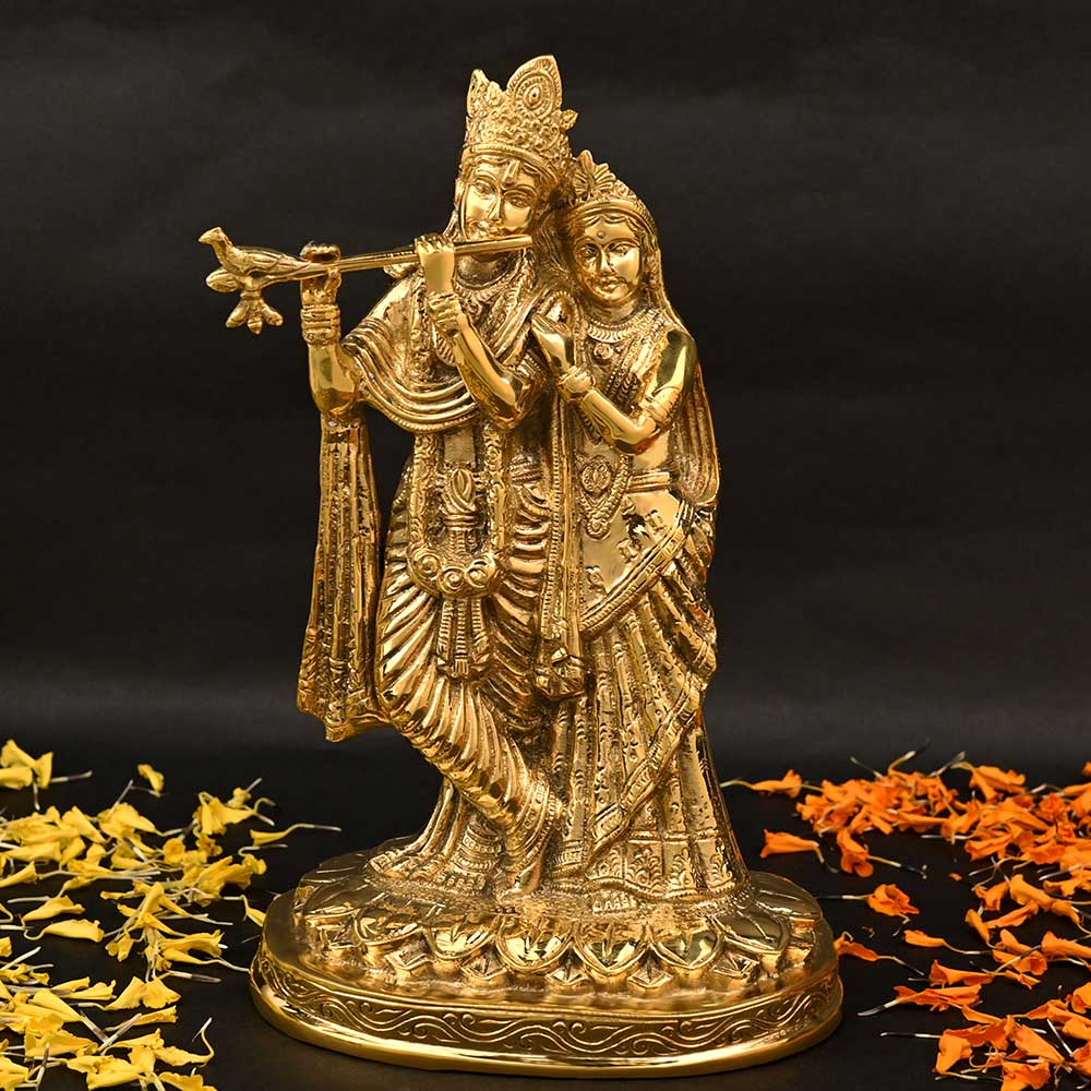 Radhe Krishna in Brass - V