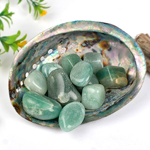 VG03-2-S-8 Directions Tumble Stone in Paua Shell