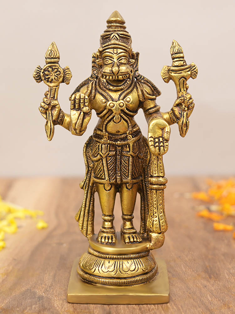 Lord Narasimha Brass Statue