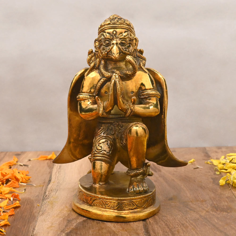 Garuda Vishnu Vahan Brass Idol