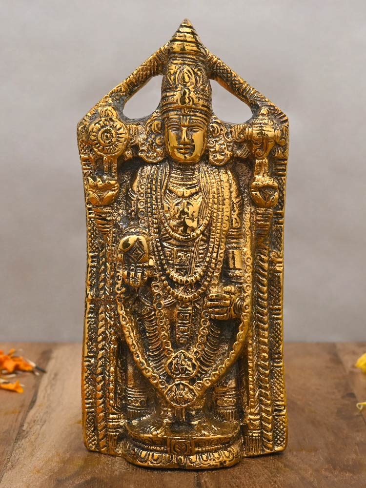 Brass Tirupati Venkateswara Idol