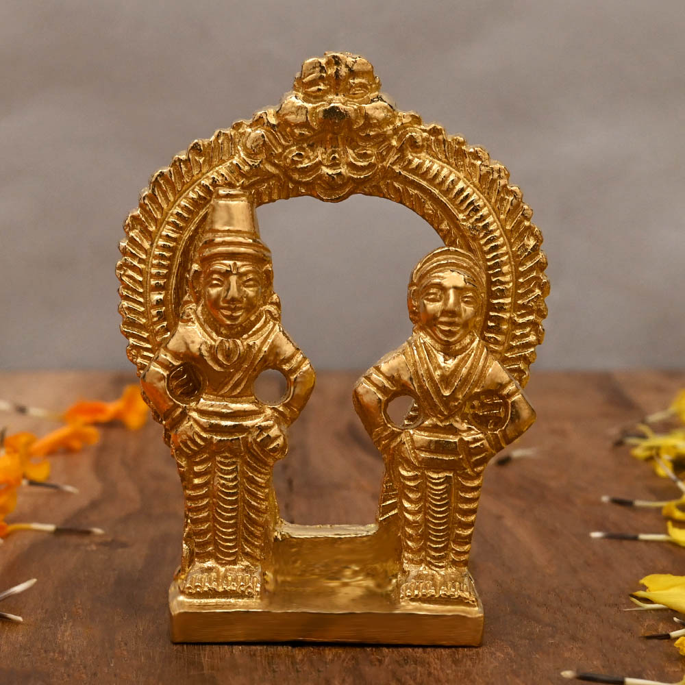 Vitthal Rakhumai Murti in Brass