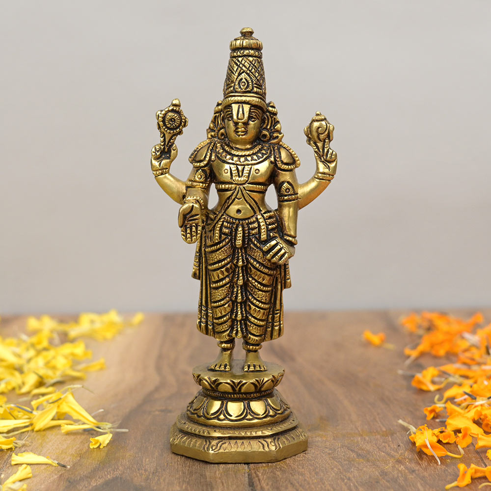 Brass Tirupati Balaji Idol