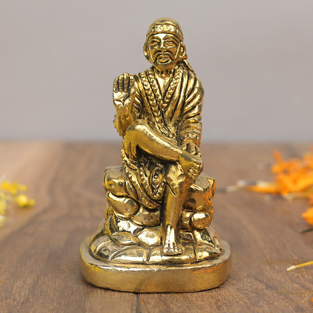 Sai Baba Brass Idol