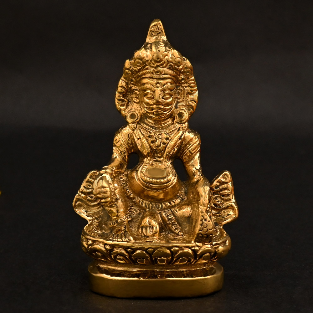 Kubera Brass Statue