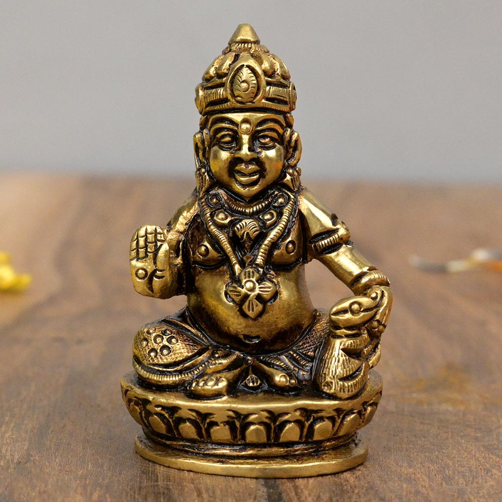 Kuber Maharaj Brass Statue