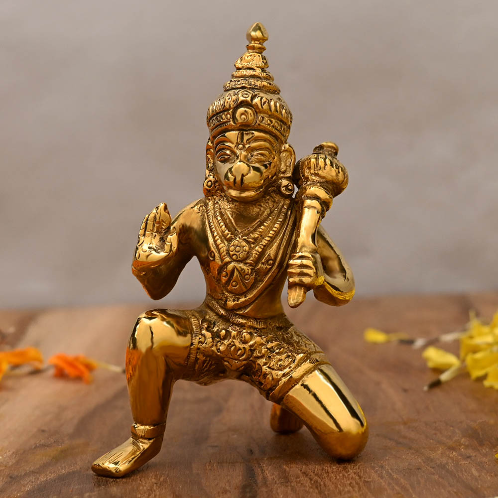 Hanuman The Protector Brass Statue