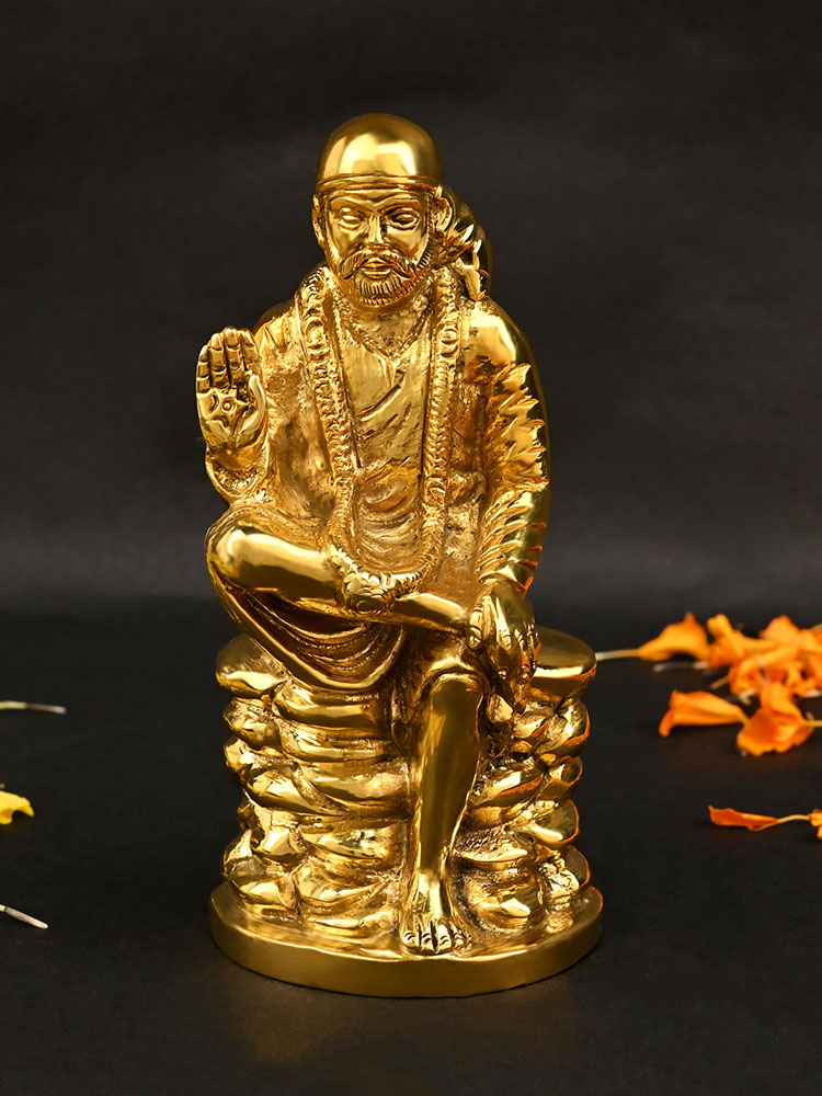 Shirdi Sai Baba Brass Idol