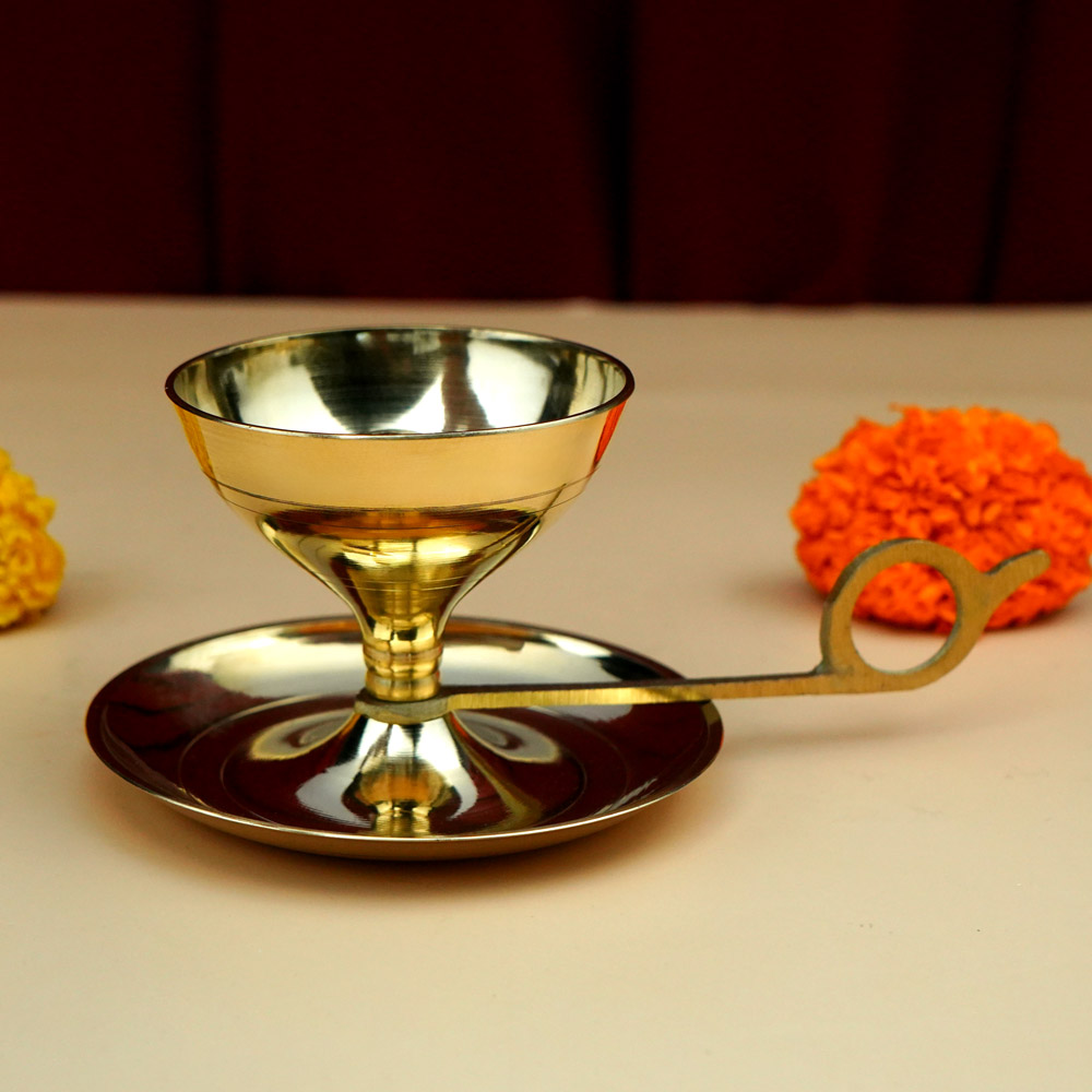 Brass Deep Aarti Diya