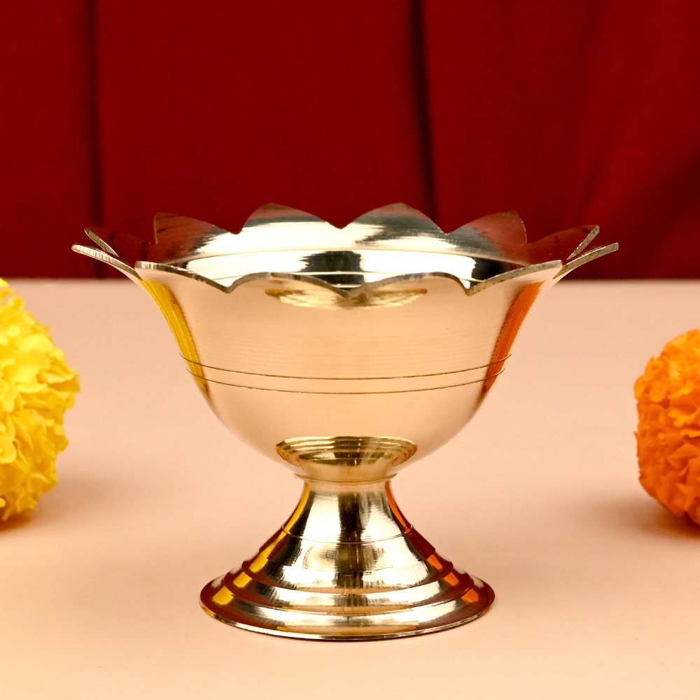 Brass Sunflower Diya