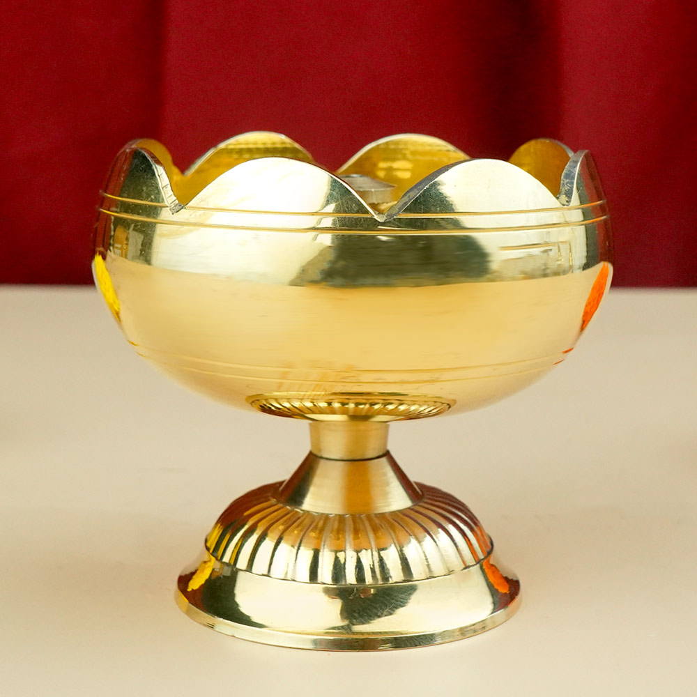 Brass Tomato Diya